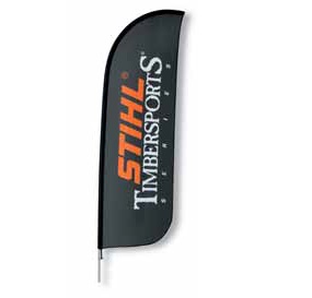 Флаг пляжный TIMBERSPORTS • 80×320 см