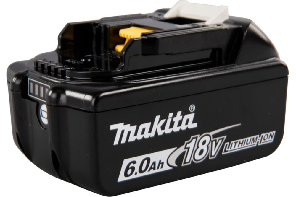 Аккумулятор Makita BL1860B • 18V LXT Li-ion • 6.0Ah • индикатор заряда • 1 шт.