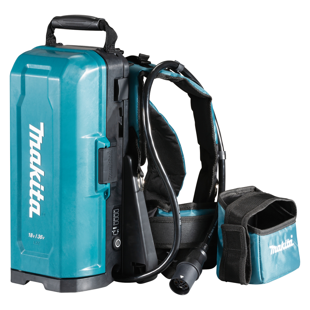 Ранцевый адаптер Makita PDC01 • для аккумуляторов LXT 18V и 36V • с адаптерами