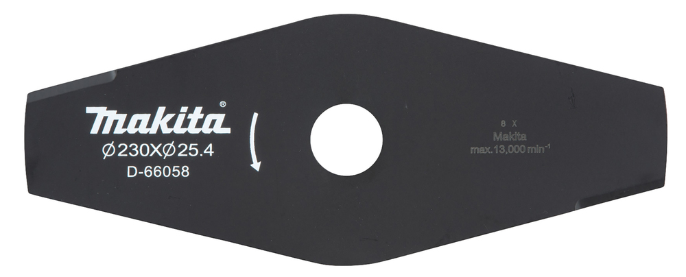 Нож для травы, 2 зуба, d- 230x25,4мм Makita