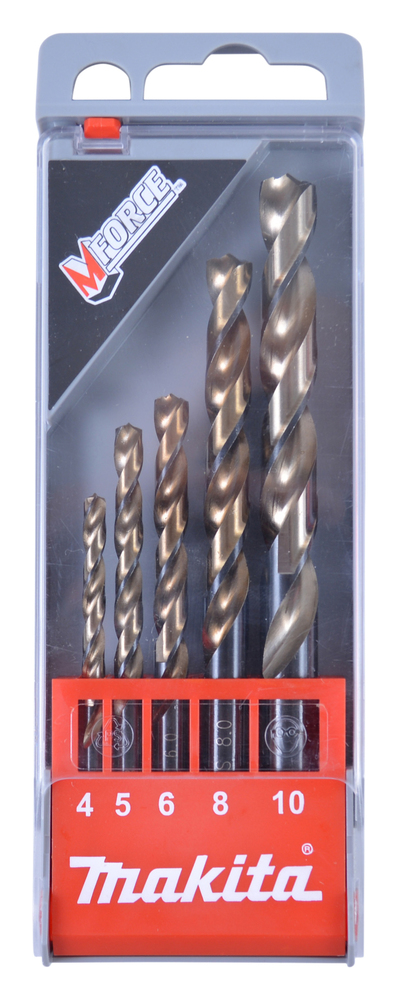 Набор сверл M-force 5 шт. (4,5,6,8,10 мм) Makita