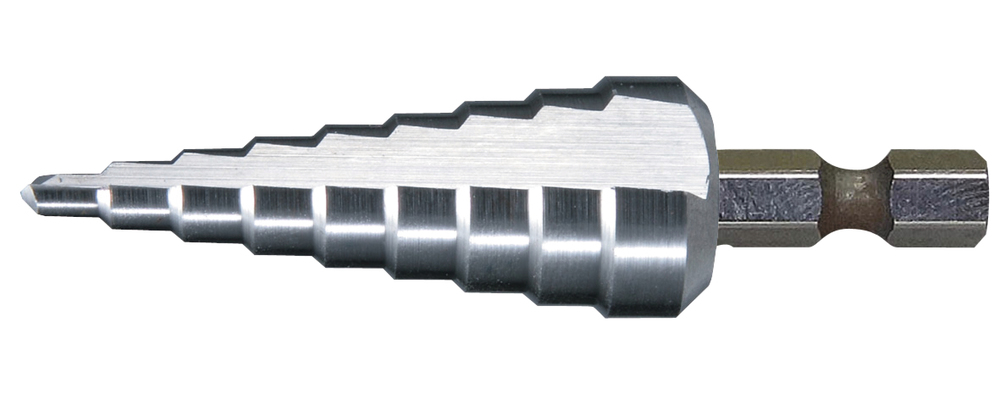 Сверло ступенчатое HSS с прямым желобком, 4-20x75, 1/4" Makita