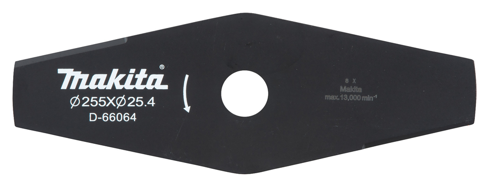 Нож для травы, 2 зуба, d- 255x25,4мм Makita